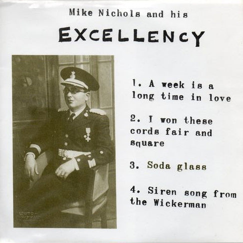 Mike Nichols And His Excellency - Soda Glass EP 7"