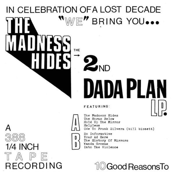 Dada Plan - The Madness Hides lp