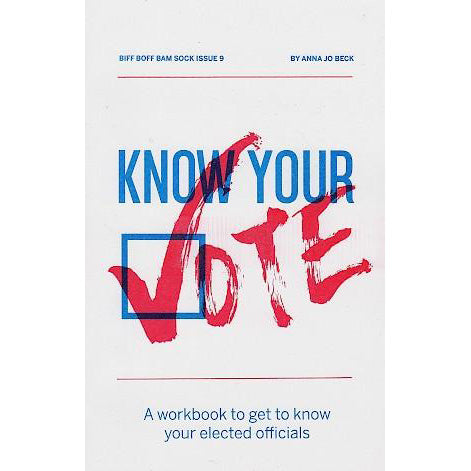 Know Your Vote - Issue #1 zine
