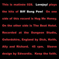 Lovejoy - Plays Biff Bang Pow! 7"