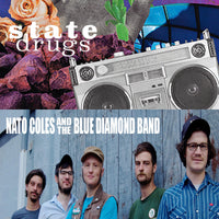 State Drugs / Nato Coles And The Blue Diamond Band - split cs
